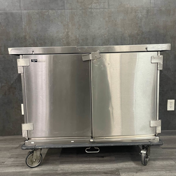 Picture of Metro Stainless Steel Surgical Case Cart