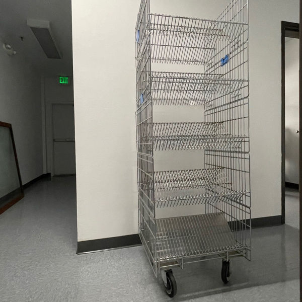 Picture of Double Sided Suture Cart with Slanted Shelving (Used)