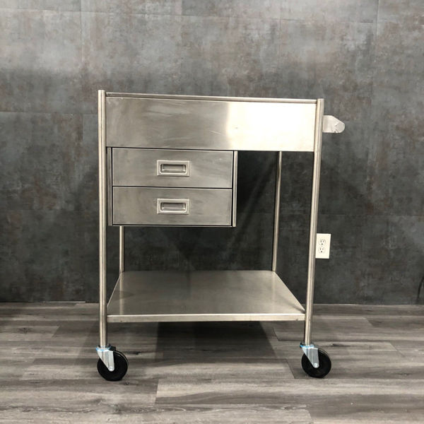 Picture of Stainless steel Instrument cart with drawers (Used)