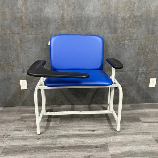 Picture of Winco Extra Large Padded Blood Drawing Phlebotomy Chair