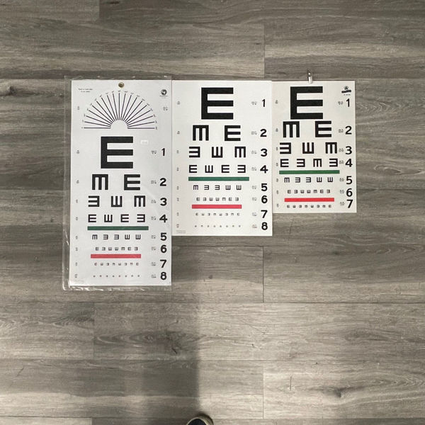 Picture of Illiterate E Plastic Eye Chart