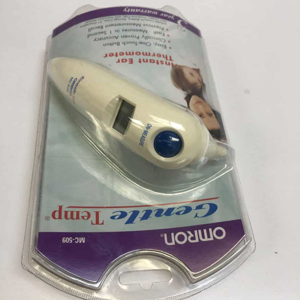 Picture of Omron Gentle temp MC-505 ear thermometer,(New)