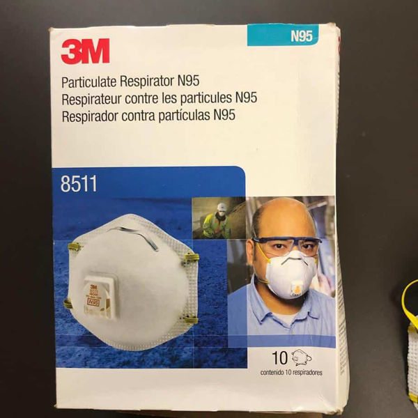 Picture of 3M 8511 N95 Mask Pack of 10