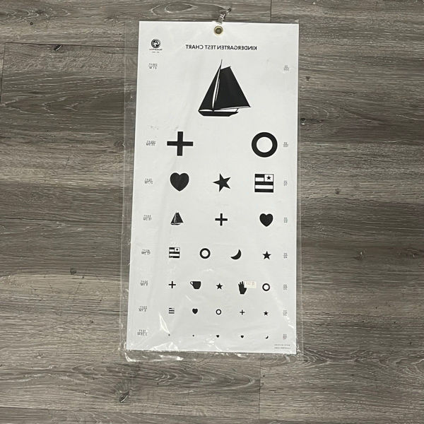 Picture of Kindergarten Eye Test Chart