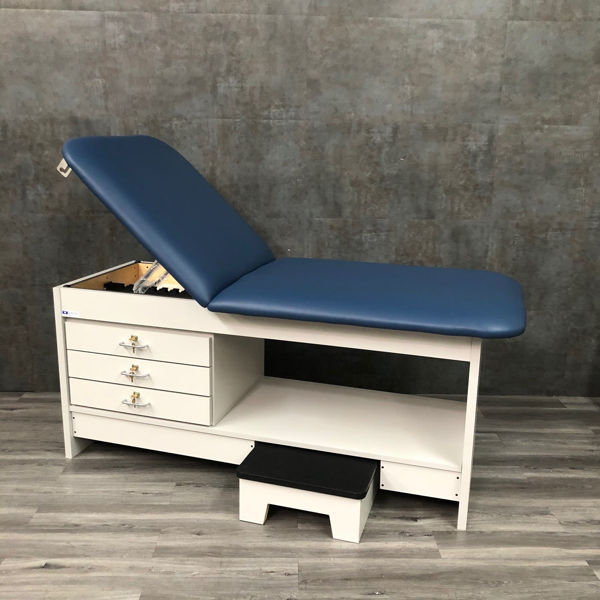 Picture of Clinton Exam Treatment Table with Drawers