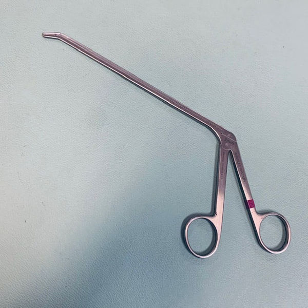 Picture of Ruggles Arthroscopy Grasping Forceps Angled Down 2 mm (Used)